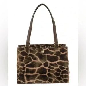 Vintage Kate Spade leather and faux fur.